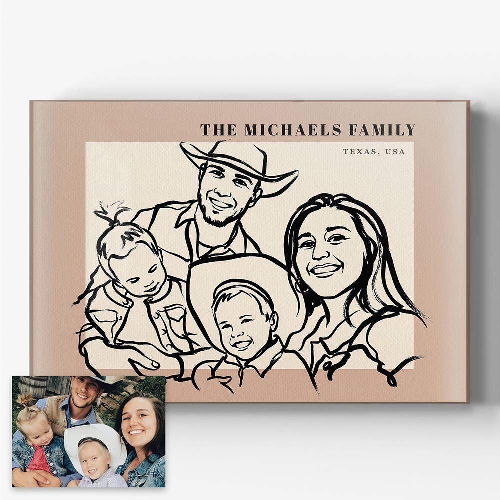 Where We Belong - Custom Portrait Acrylic-1 product photo