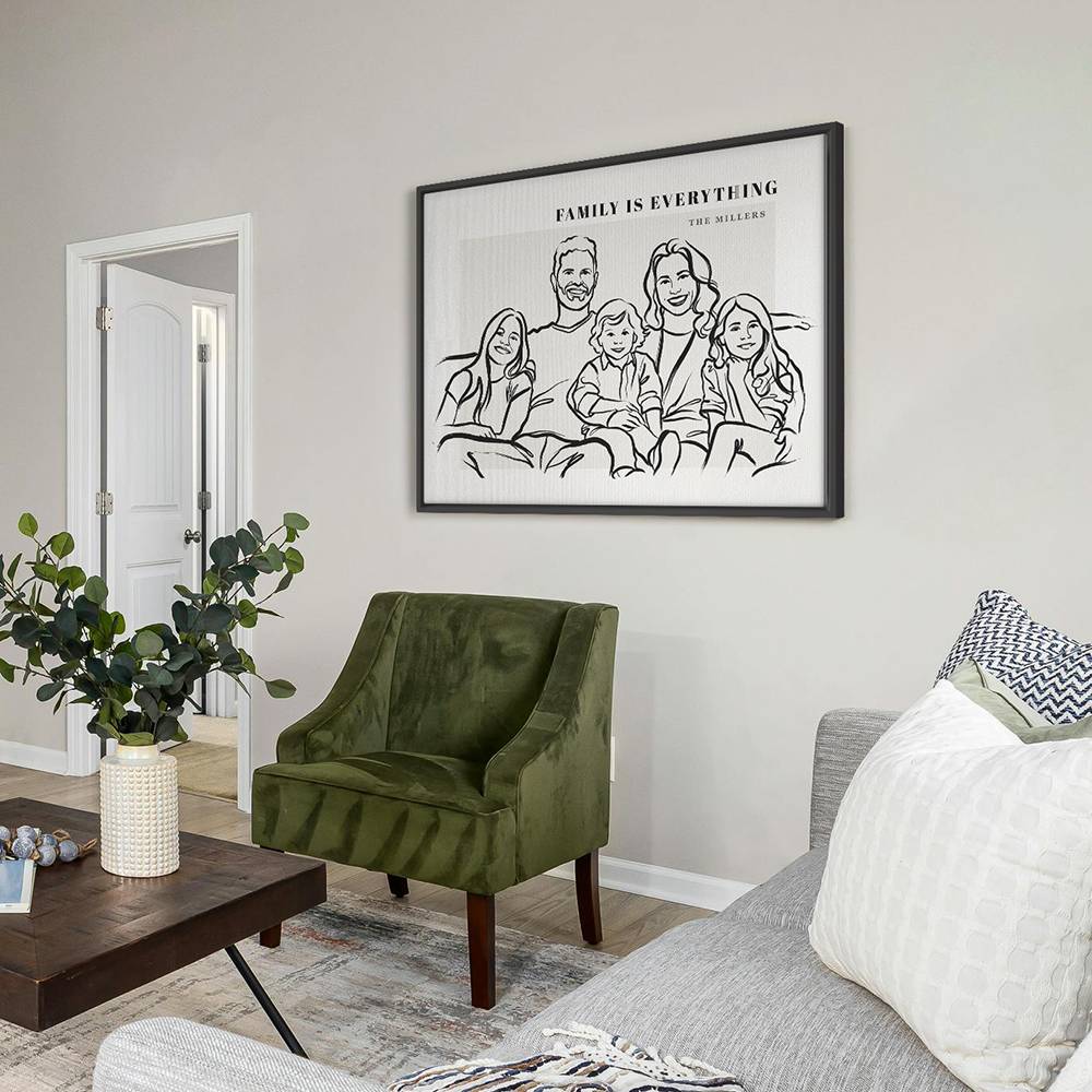 Where We Belong - Custom Portrait Canvas-5 product photo