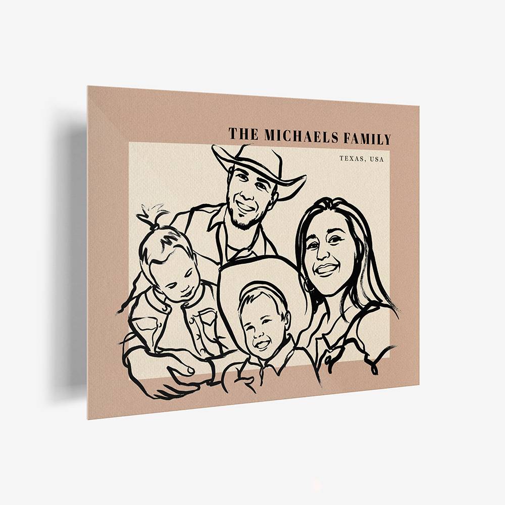 Where We Belong - Custom Portrait Metal-7 product photo