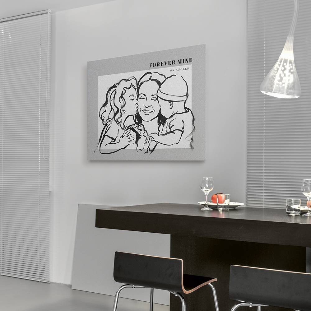 Where We Belong - Custom Portrait Metal-5 product photo