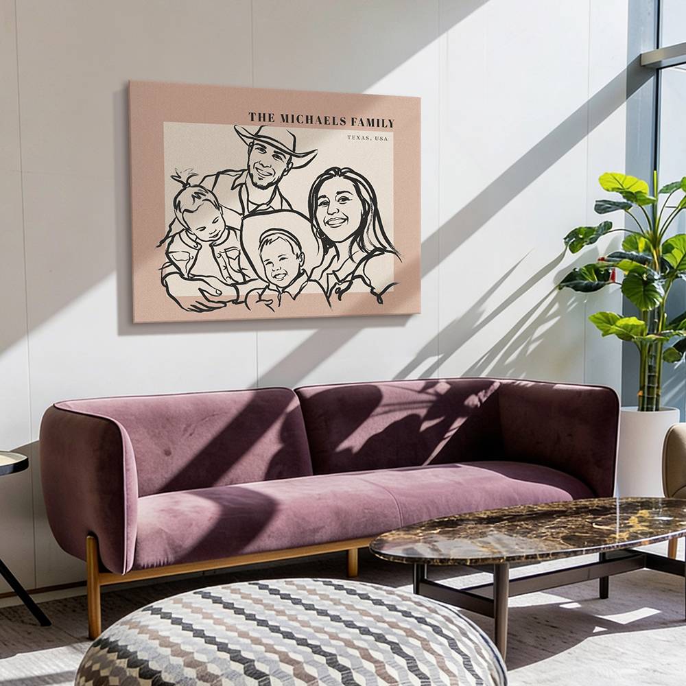 Where We Belong - Custom Portrait Metal-2 product photo