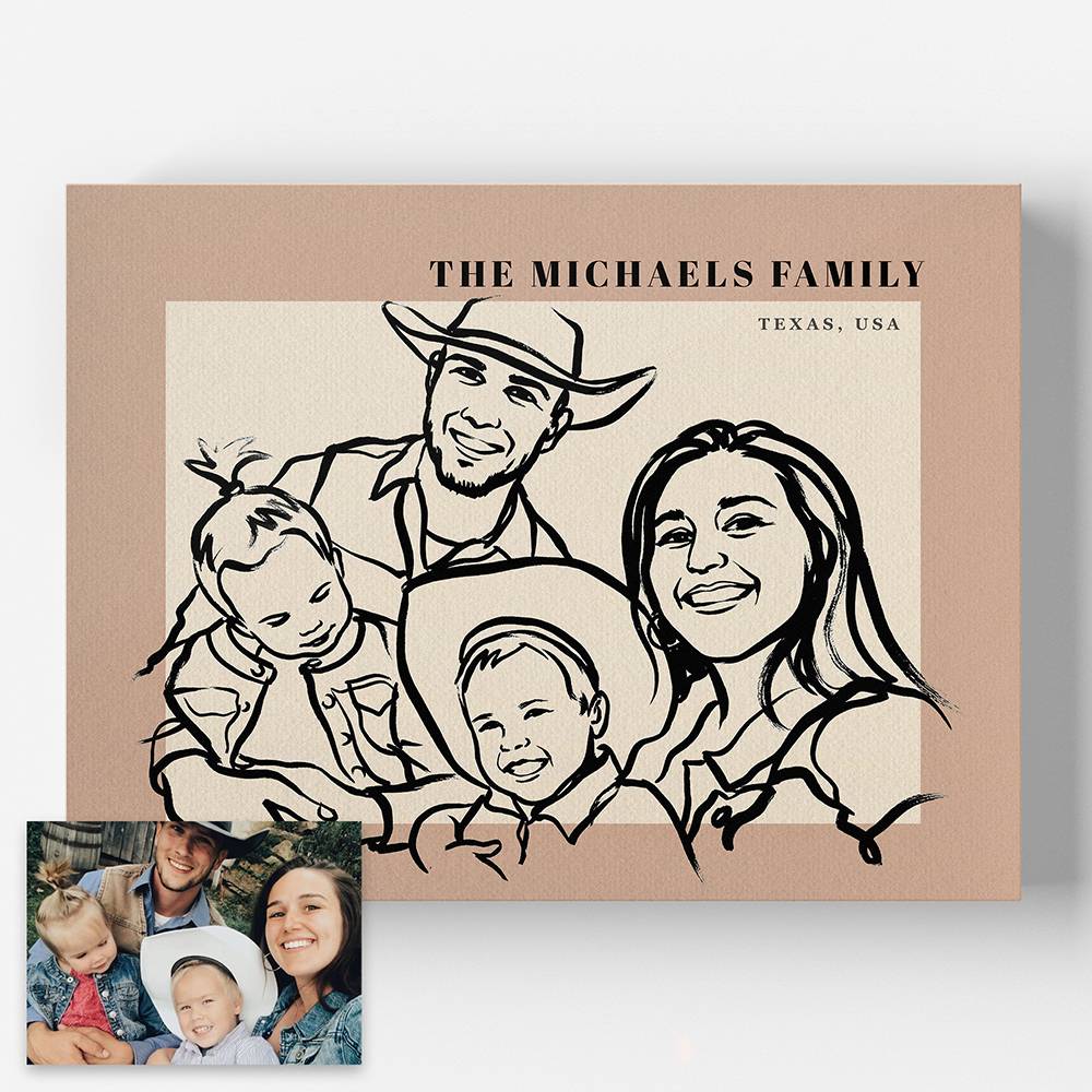 Where We Belong - Custom Portrait Metal-1 product photo