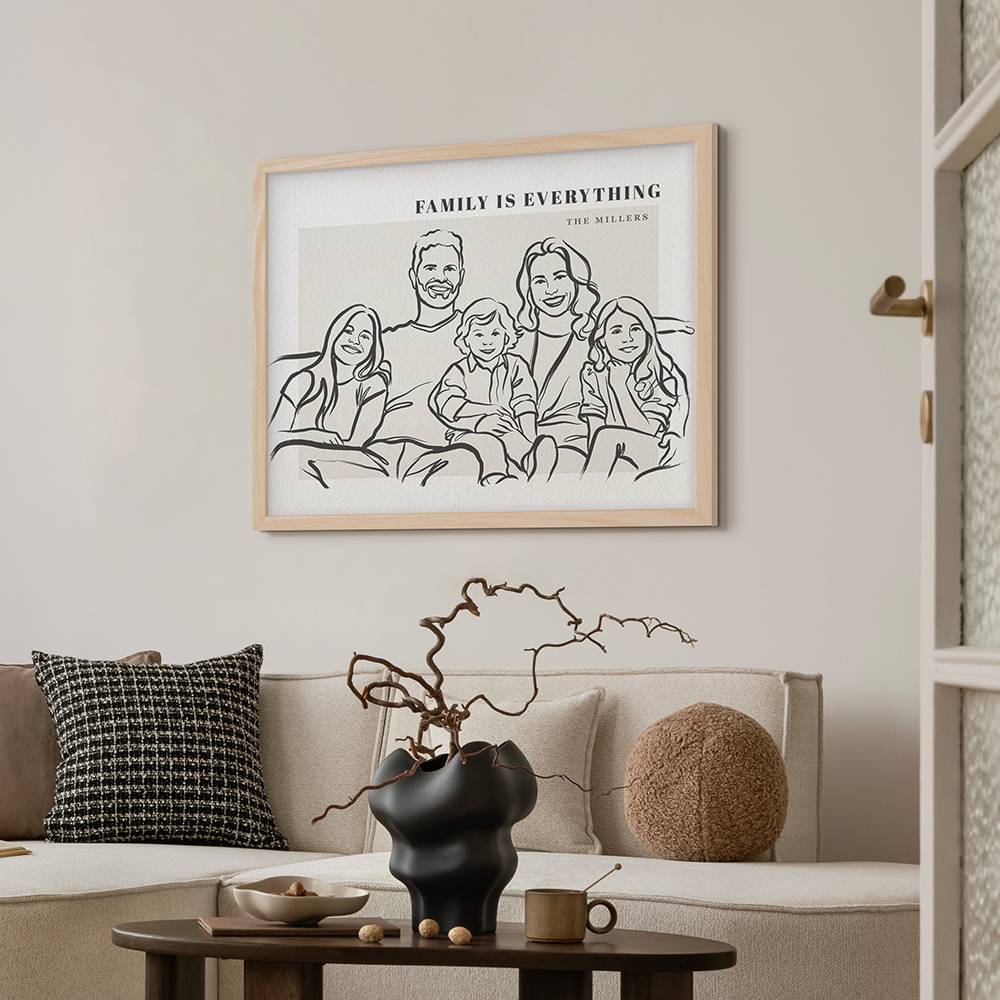 Where We Belong - Custom Portrait Print-2 product photo