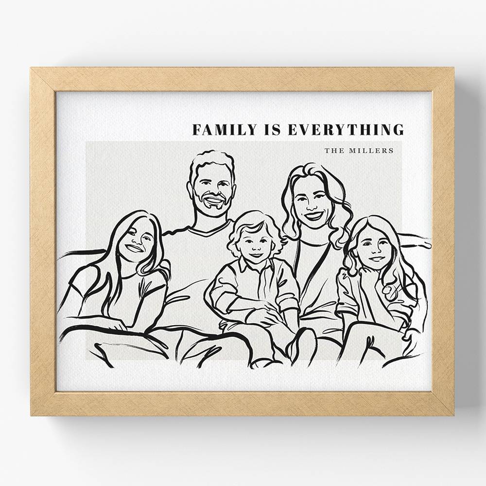 Where We Belong - Custom Portrait Print-9 product photo