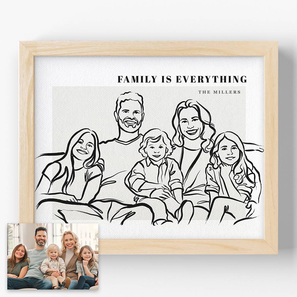 Where We Belong - Custom Portrait Print-1 product photo