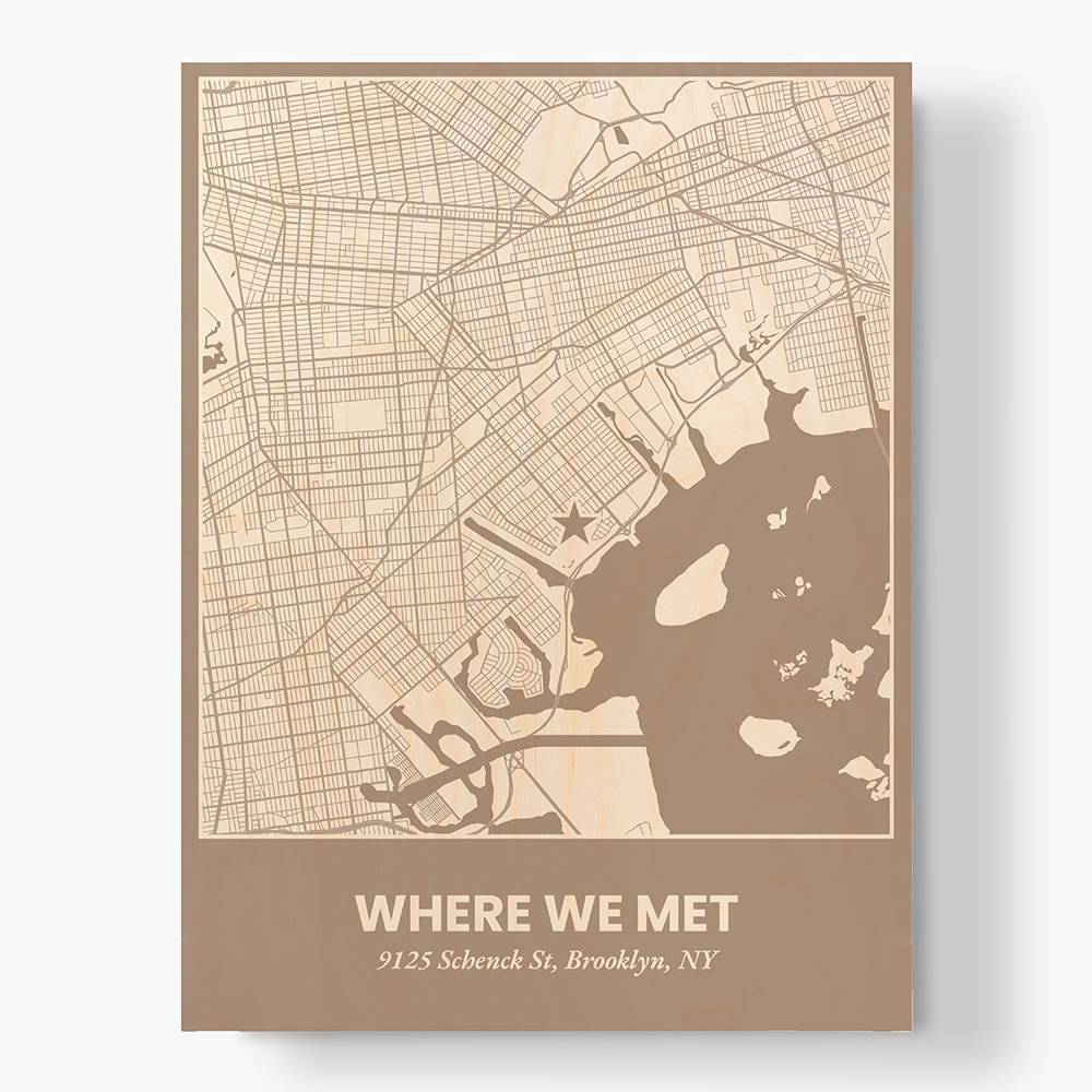 Where We Met - Custom Wood Wall Art-1 Where We Met - Custom Wood Wall Art-1 product photo