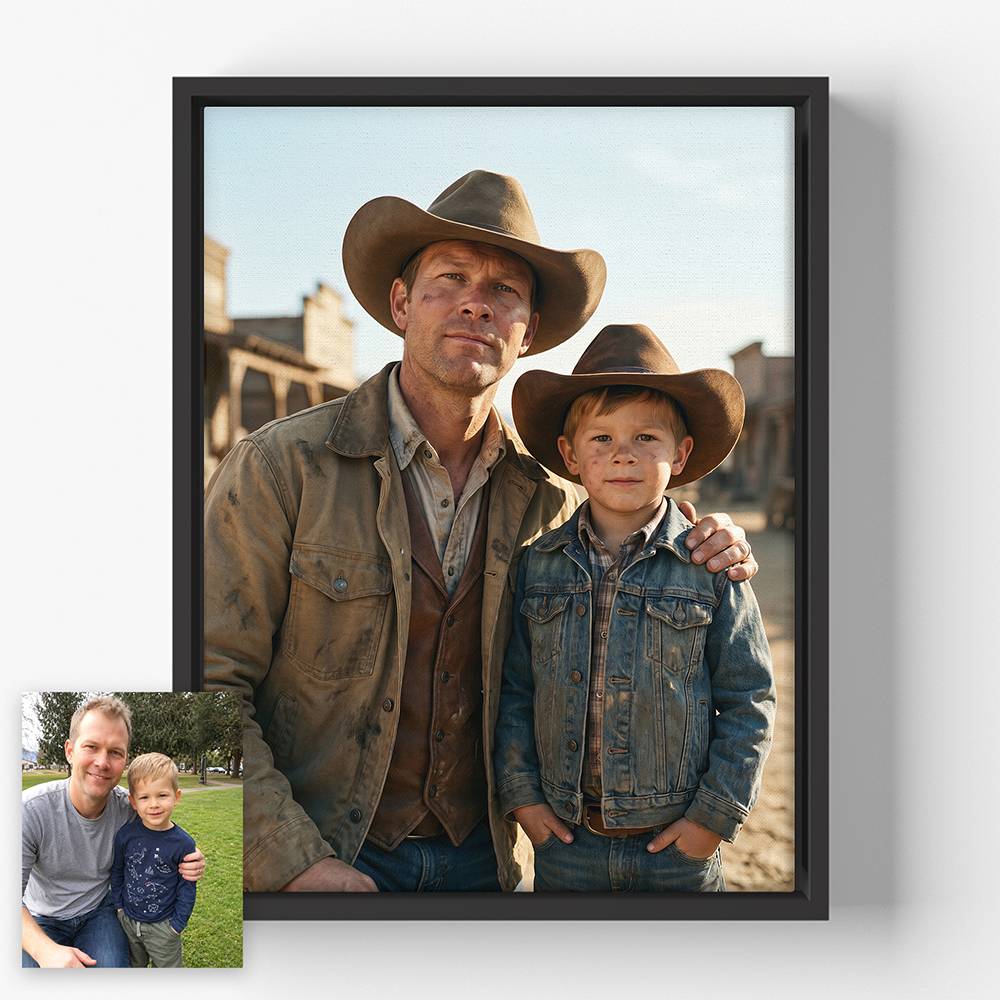 Wild Bunch - Custom Portrait Canvas-1 product photo