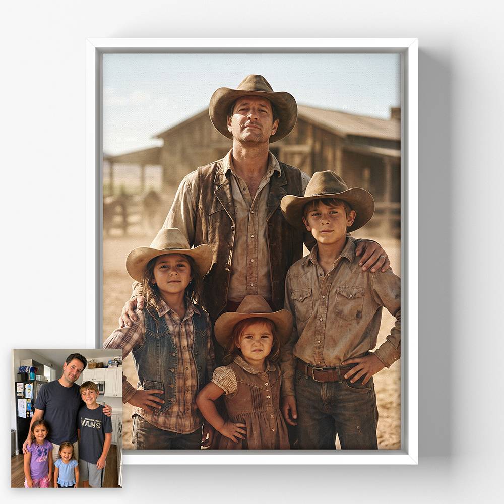 Wild Bunch - Custom Portrait Canvas-7 product photo