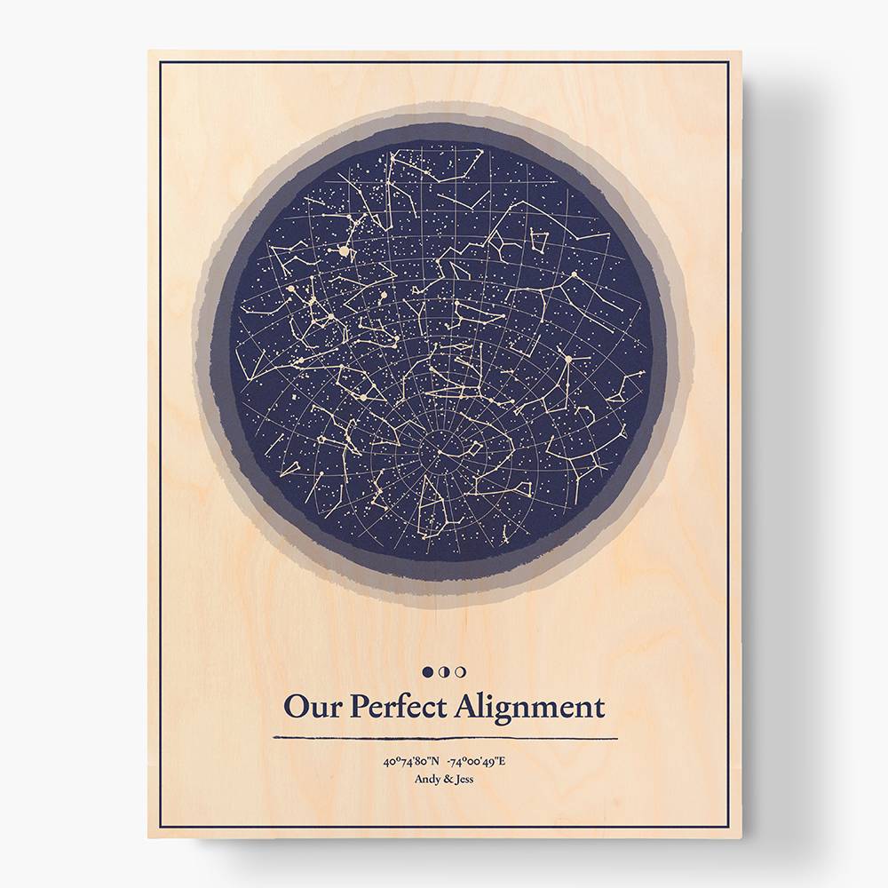 Your Starmap - Custom Wood Wall Art-4 Your Starmap - Custom Wood Wall Art-4 product photo