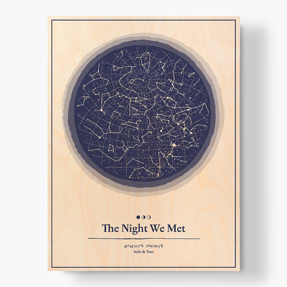 Your Starmap - Custom Wood Wall Art-6 Your Starmap - Custom Wood Wall Art-6 product photo