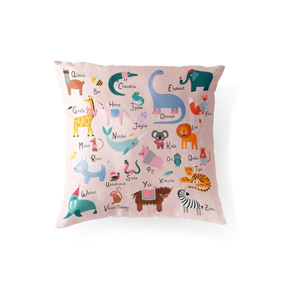 Animal Alphabet Pillow for Kids product photo