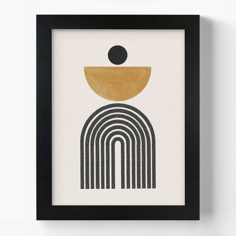 Black and Gold Wall Art Print Black and Gold Wall Art Print product photo