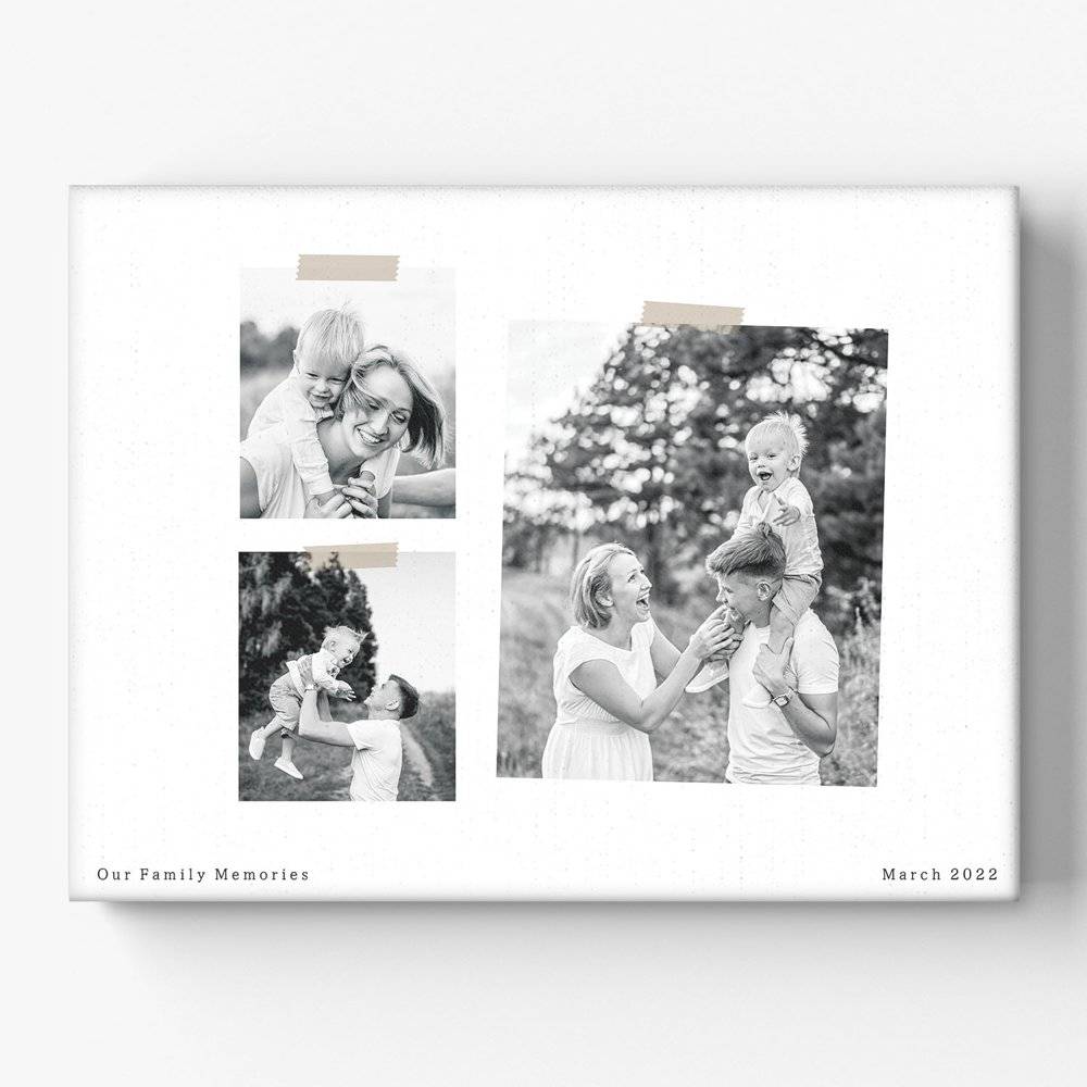 Personalized White Paper Picture Frames