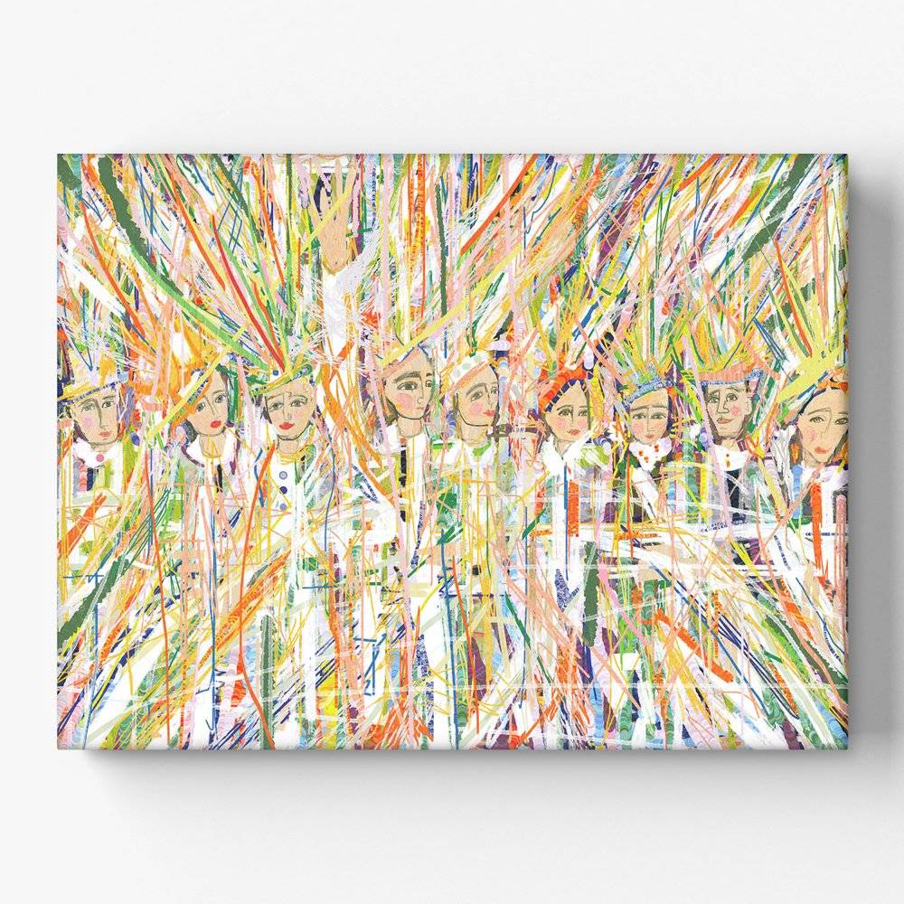 Digital Cascade Canvas Wall Art Digital Cascade Canvas Wall Art product photo