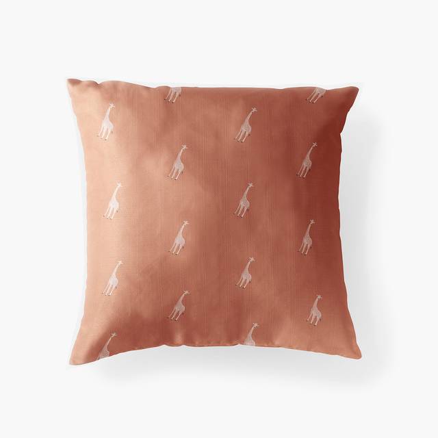 Humming Giraffes - Decorative Kids Throw Pillow | Lime & Lou