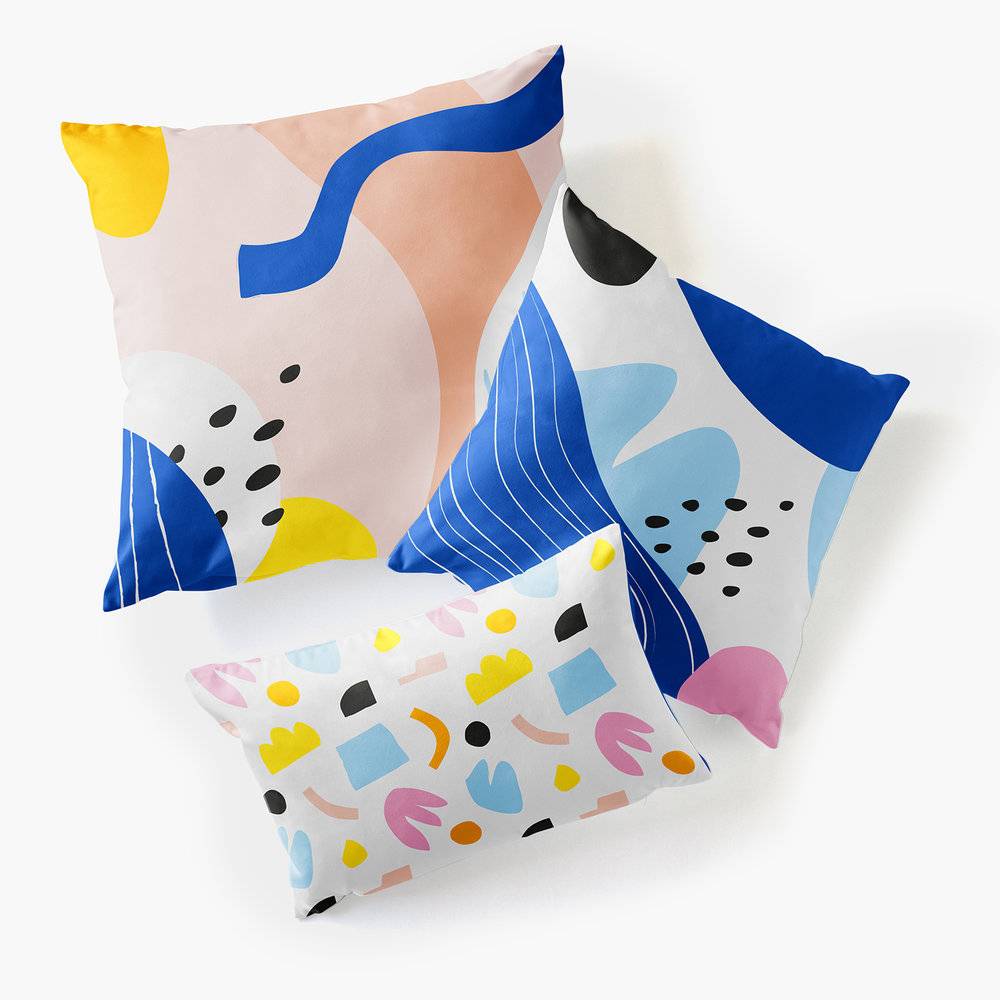 Modern Chic Square Throw Pillow-2 Modern Chic Square Throw Pillow-2 product photo
