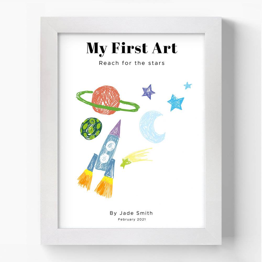 My First Art - Custom Kids Wall Art on Print-7 product photo