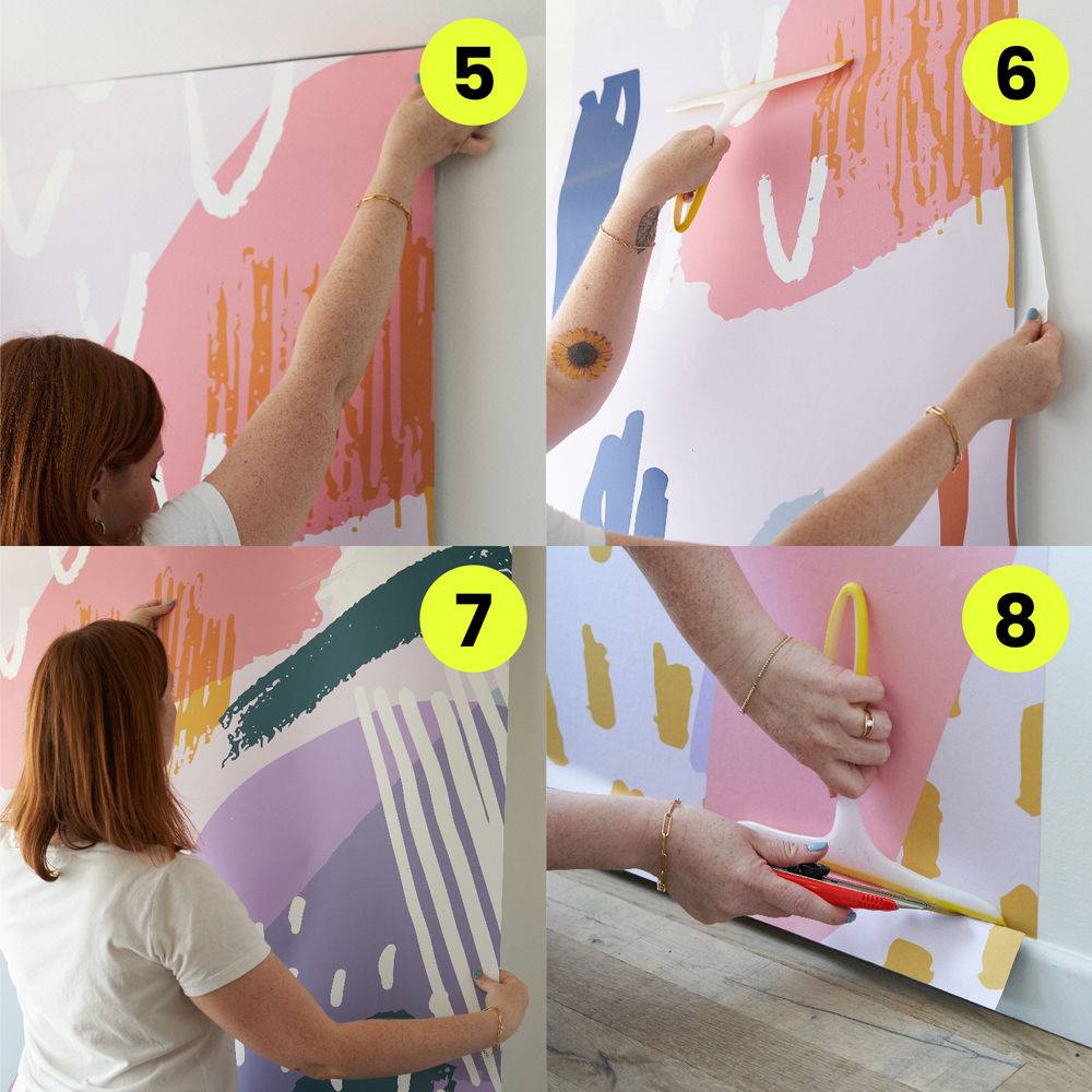 Pink Tie Dye Wallpaper Mural