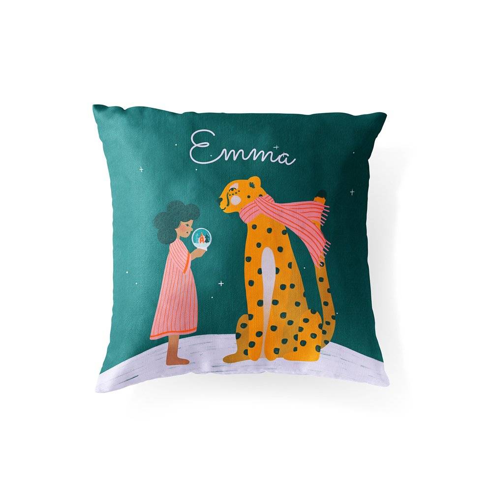 Soley and The Cheetah Pillow For Kids product photo