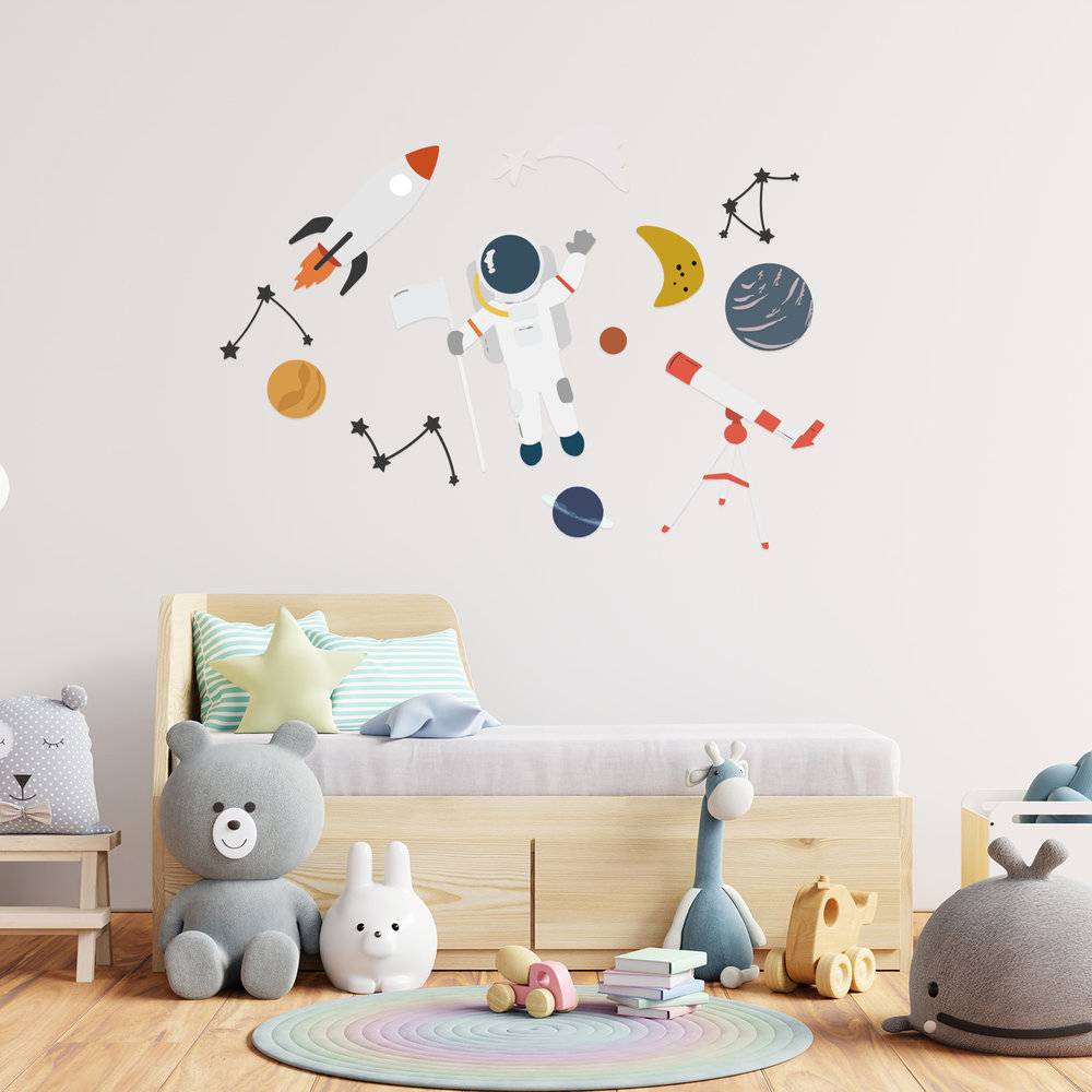 Space on sale wall stickers