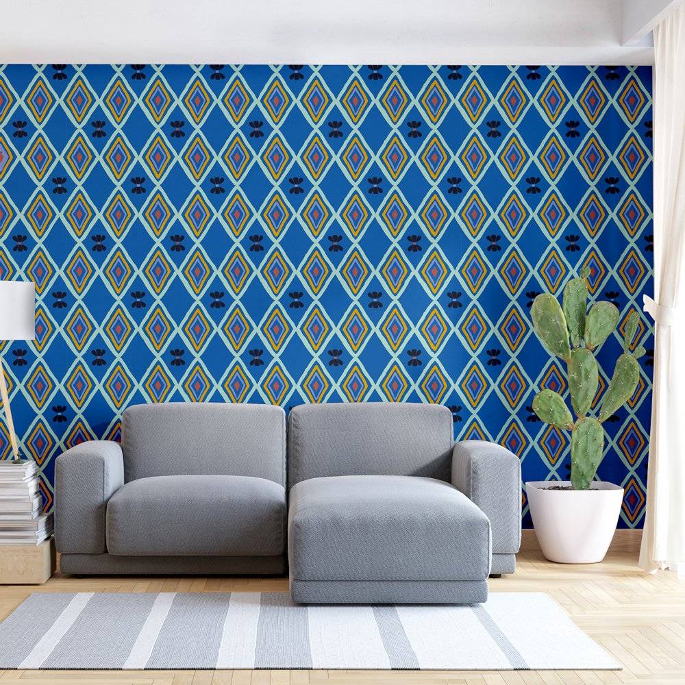 Tribal Geometry Peel and stick wall mural-3 Tribal Geometry Peel and stick wall mural-3 product photo