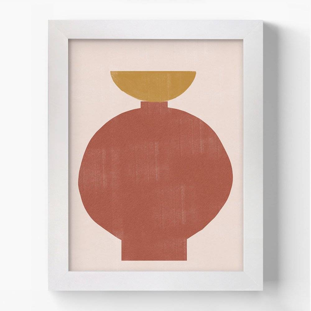 Vase and Bowl Wall Art Print Vase and Bowl Wall Art Print product photo